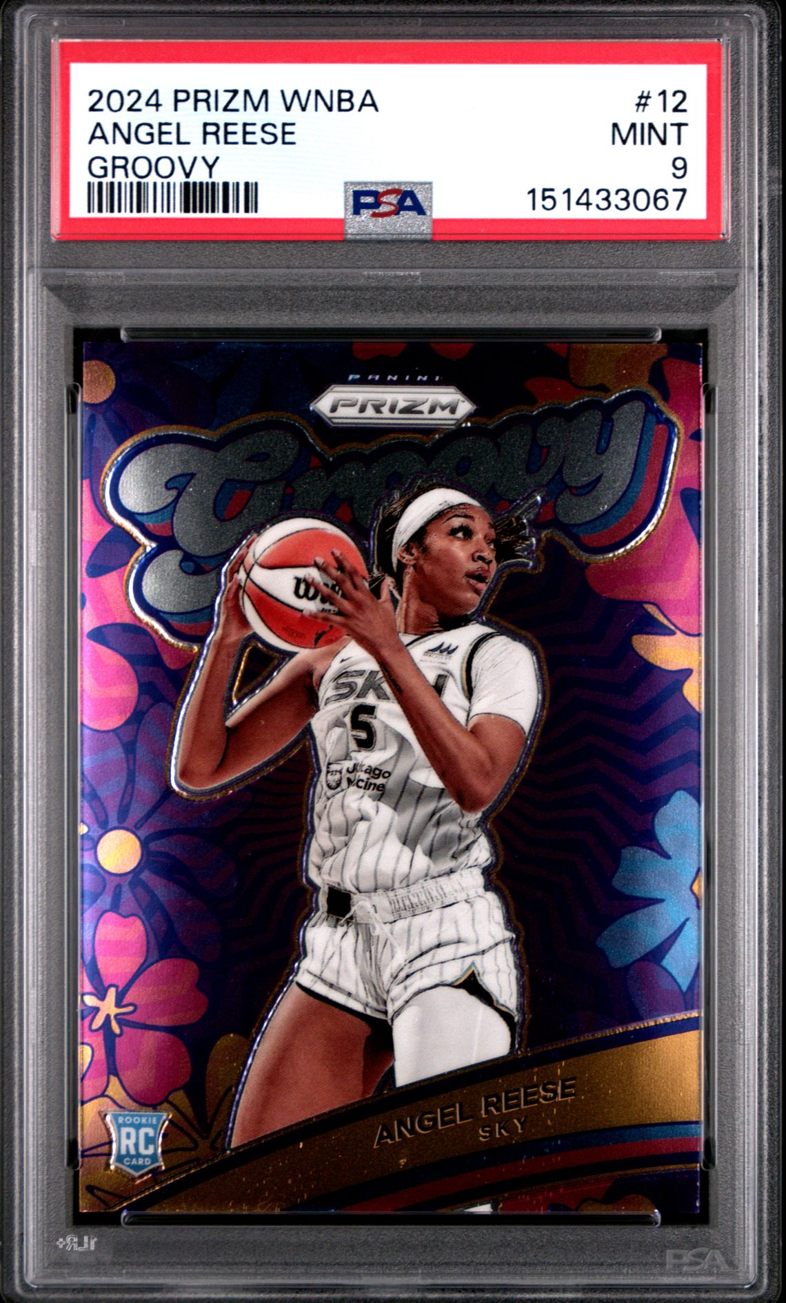 2024 Panini Panini Prizm Wnba Groovy #12 Angel Reese front