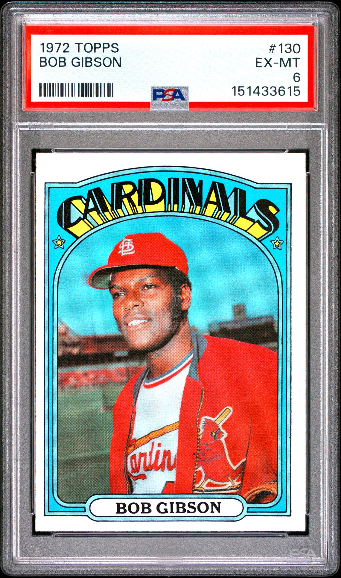 1972 Topps TOPPS #130 Bob Gibson front