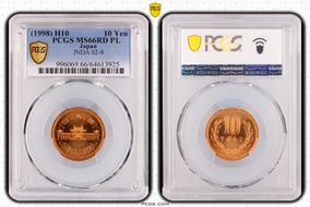 (1998) H10 10 Yen JNDA 02-9 MS66RD PL