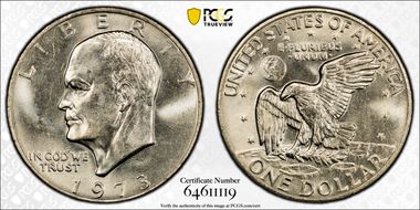 1973 $1 MS63