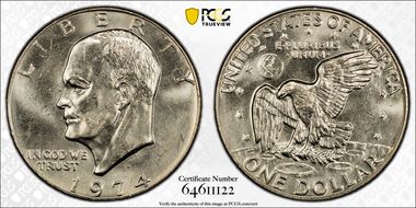1974-D $1 MS63