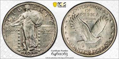 1927 25C AU58