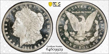1884-CC $1 MS64DMPL