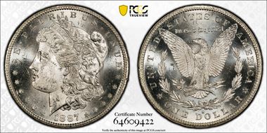 1887-S $1 MS63