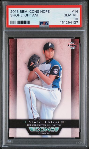2013 BBM #14 Shohei Ohtani front
