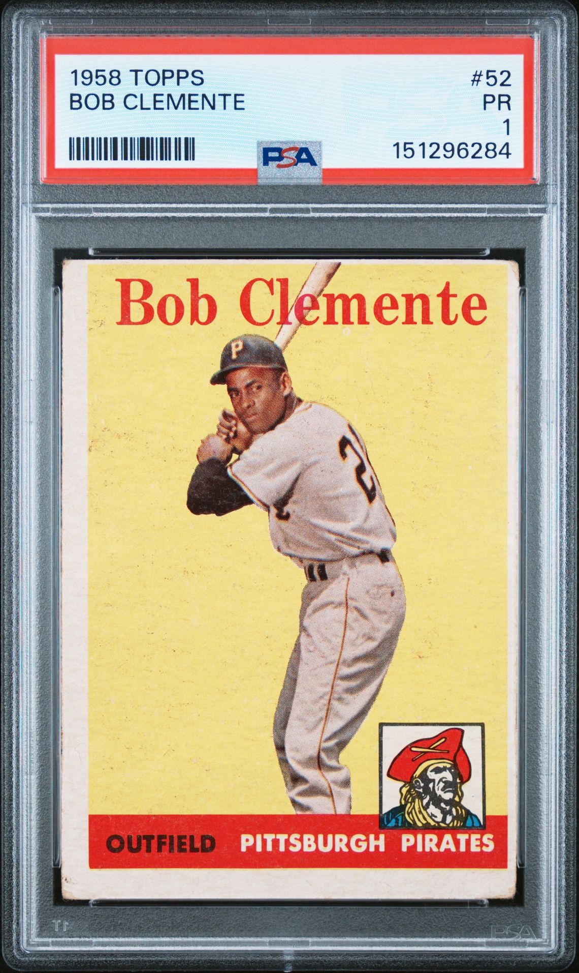 1958 Topps TOPPS #52 Bob Clemente front