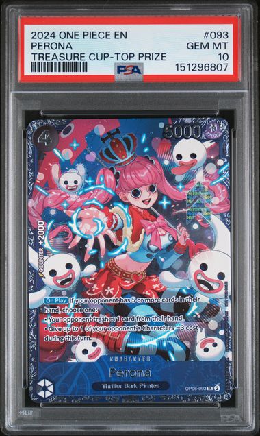 2024 One Piece ONE PIECE PROMOS TREASURE CUP-TOP 16 #093 Perona front