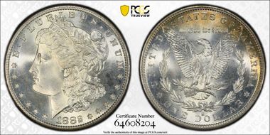 1882-S $1 MS68