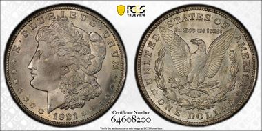 1921-S $1 MS66