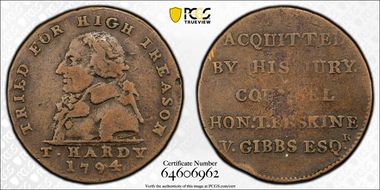 1794 Tk 1/2D DH-1026 Middlesex, Hardy VF20BN