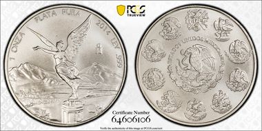 2014-Mo Onza Libertad Ag MS69