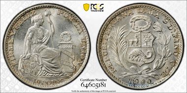 1900/890-JF Dinero KM-204.2 MS67