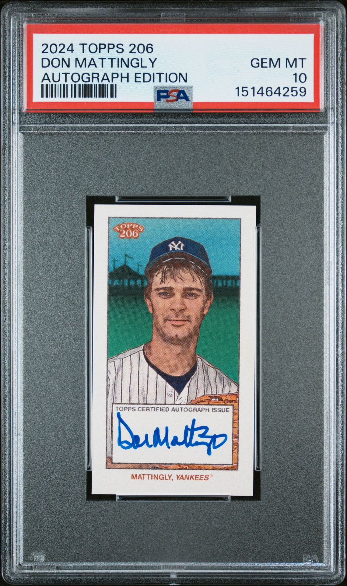 2024 Topps TOPPS 206 AUTOGRAPH EDITION Don Mattingly front