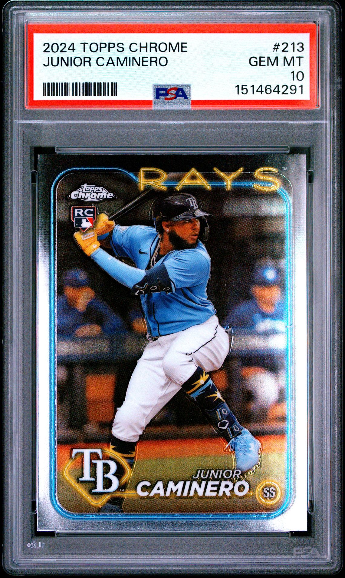 2024 Topps TOPPS CHROME #213 Junior Caminero front