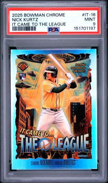 2025 Bowman Bowman Chrome #IT-16 Came Nick Kurtz front