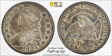 1824/4 50C O-110 VF25