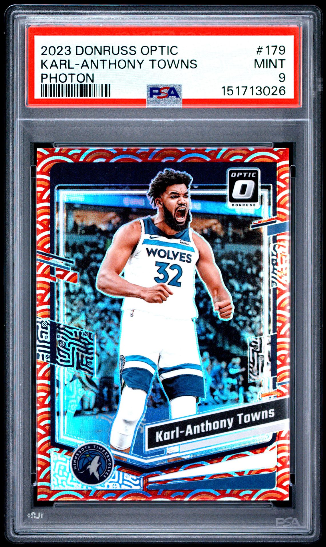 2023 Panini PANINI DONRUSS OPTIC PHOTON #179 Karl-Anthony Towns front