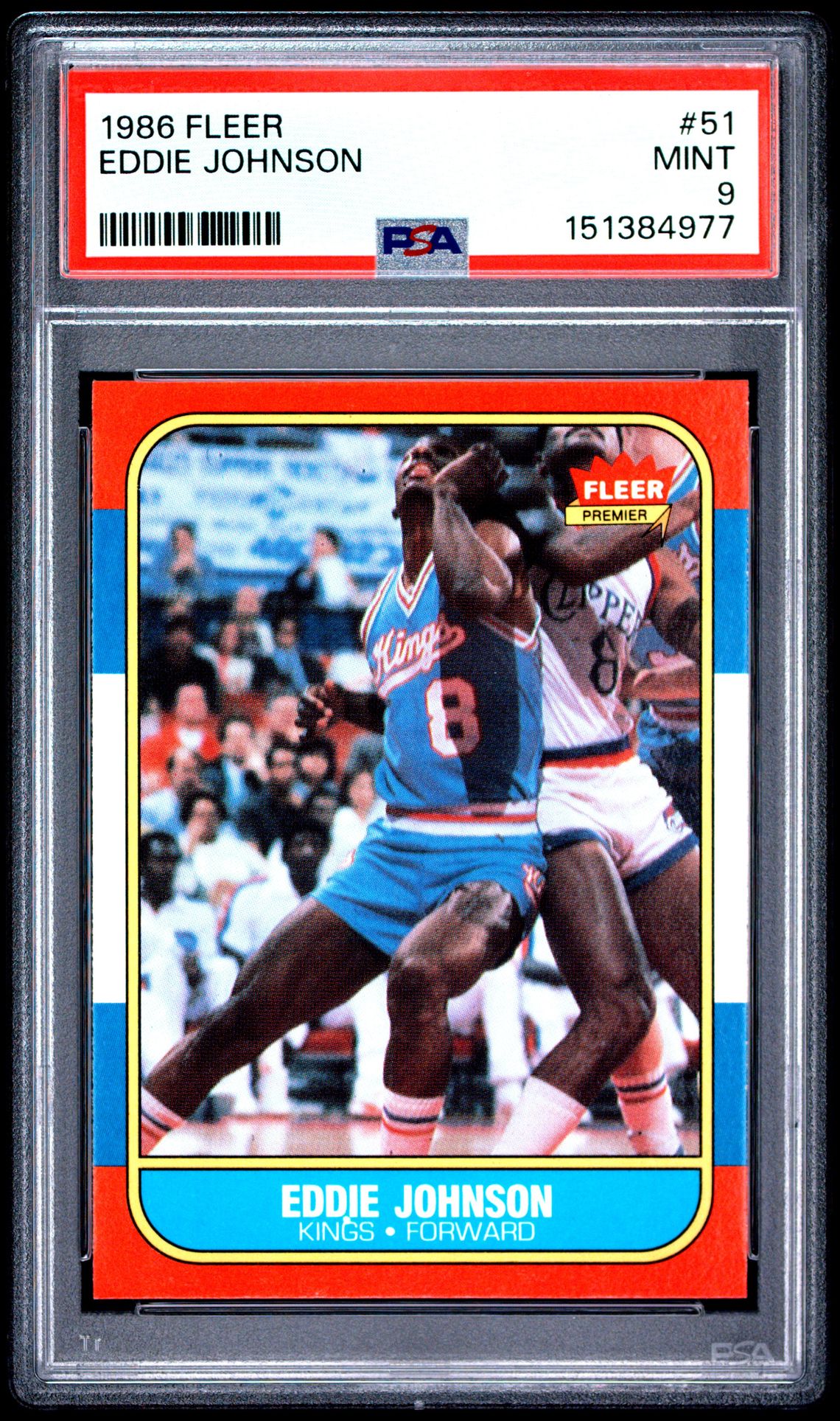 1986 Fleer FLEER #51 Eddie Johnson front