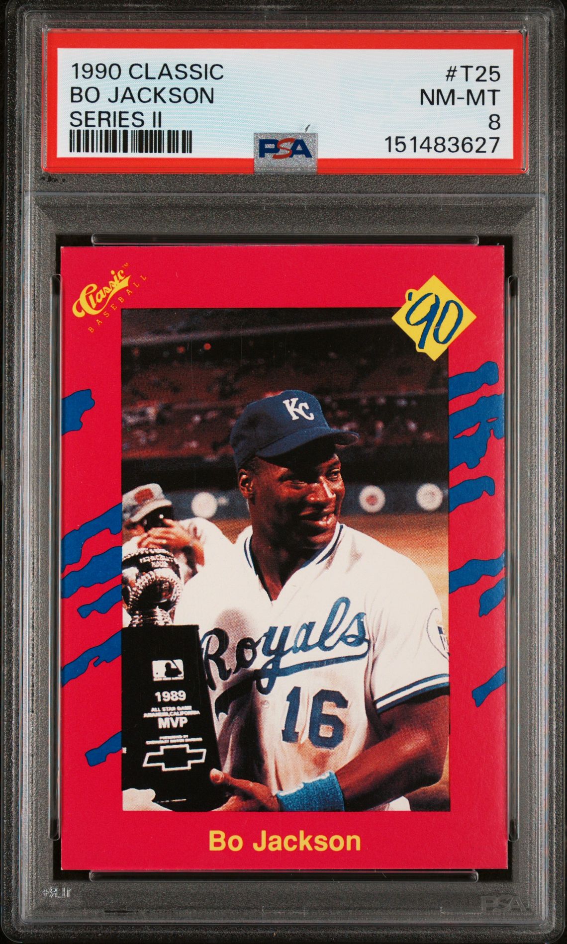1990 Classic CLASSIC SERIES II #T25 Bo Jackson front