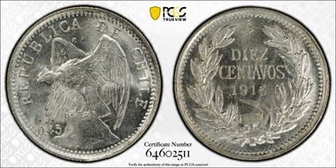 1916-So 10C MS67