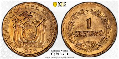 1928 1C KM-67 MS65RD