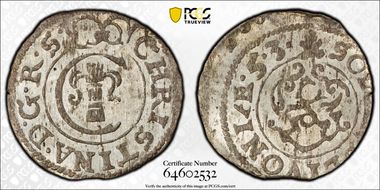 (16)53 Solidus KM-2 Swedish Occupation MS63