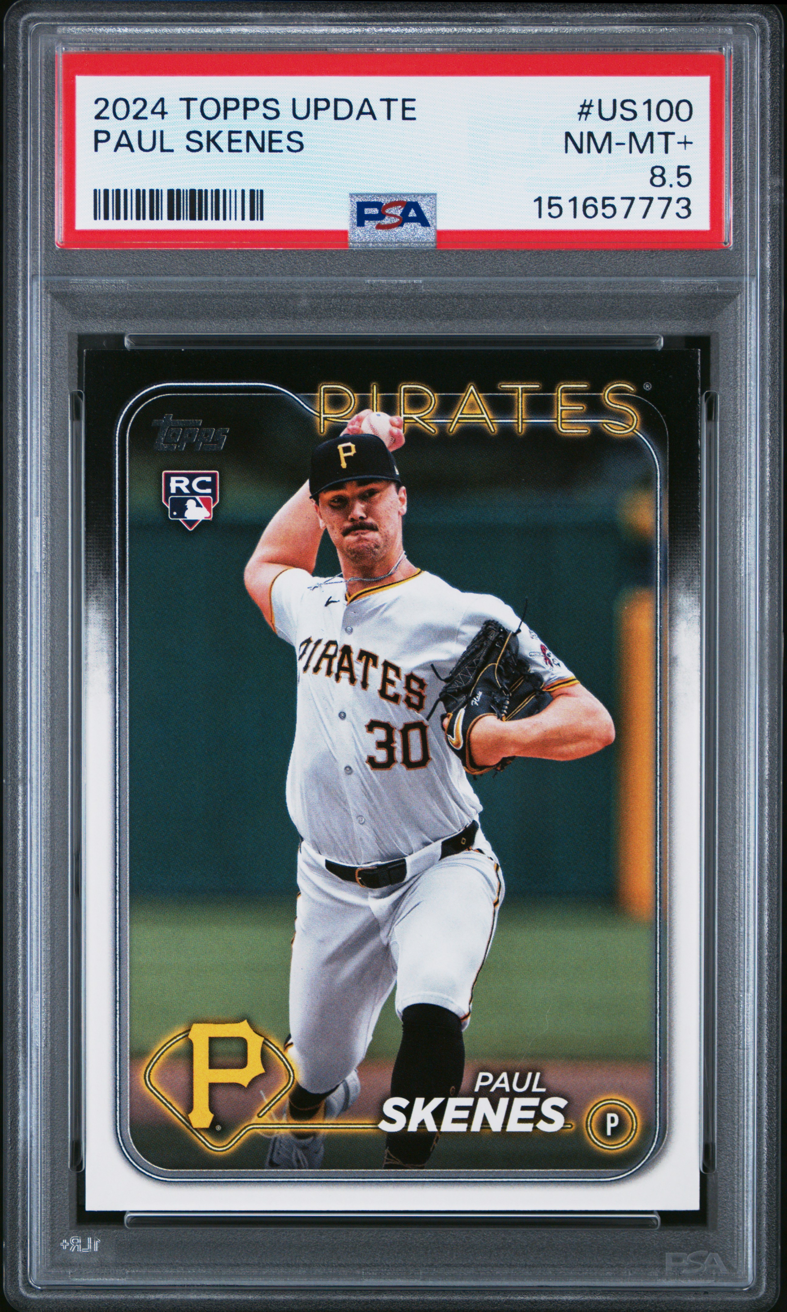 2024 #US100 Paul Skenes PSA 8.5 Topps Update