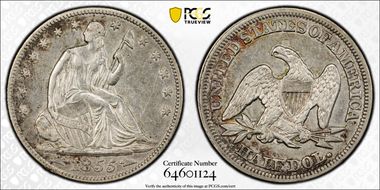 1855/54 50C Arrows N1