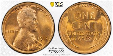 1917 1C MS65RD