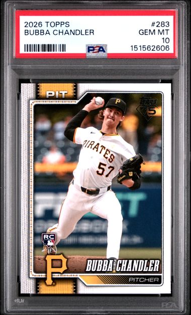 2026 Topps Topps Series 1 #283 Bubba Chandler front