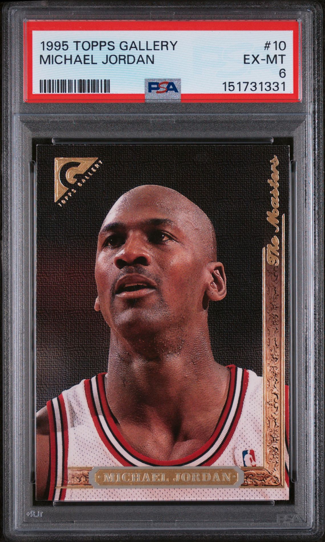 1995 Topps TOPPS GALLERY #10 Michael Jordan front