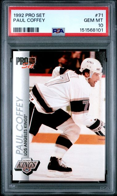1992 Set #71 Paul Coffey front