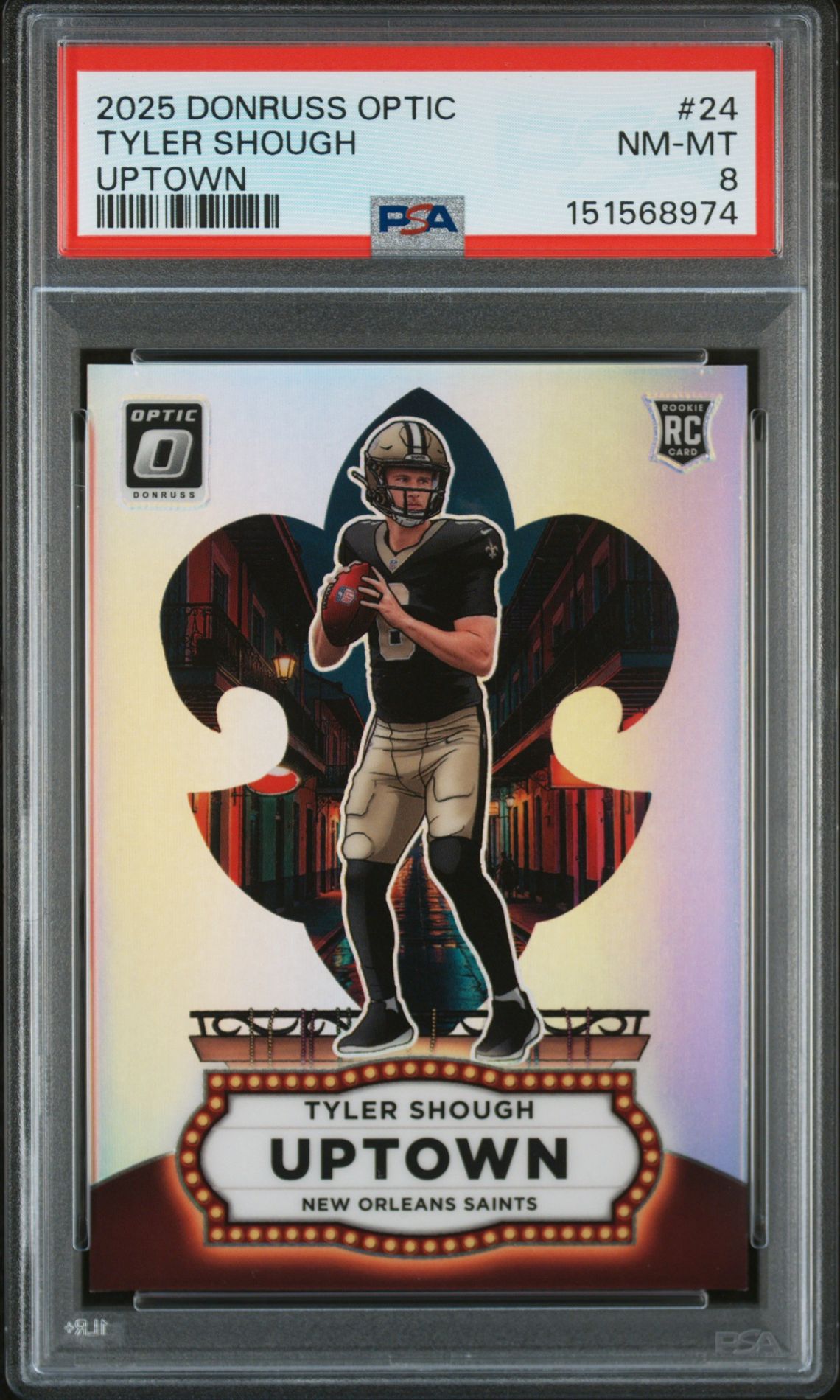 2025 Panini PANINI DONRUSS OPTIC UPTOWN #24 Tyler Shough front