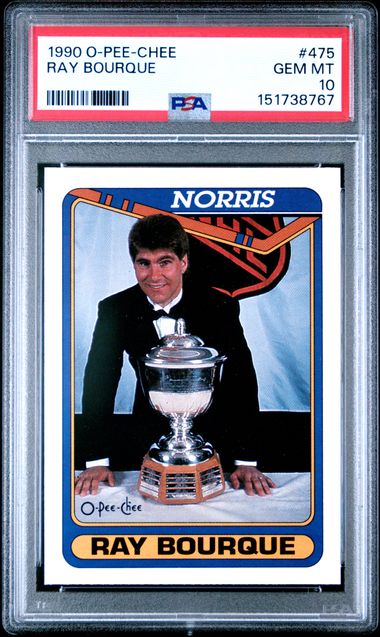 1990 Upper Deck O-Pee-Chee #475 Ray Bourque front
