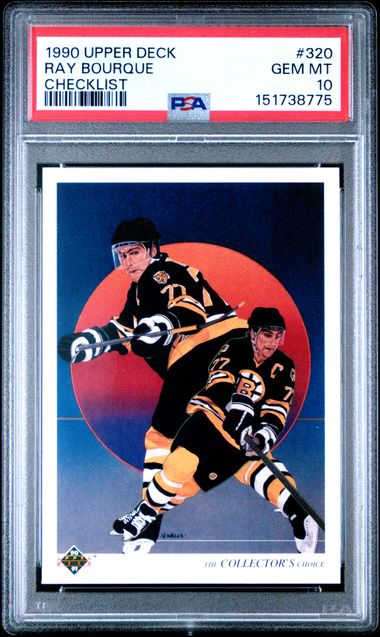 1990 Upper Deck #320 Ray Bourque front