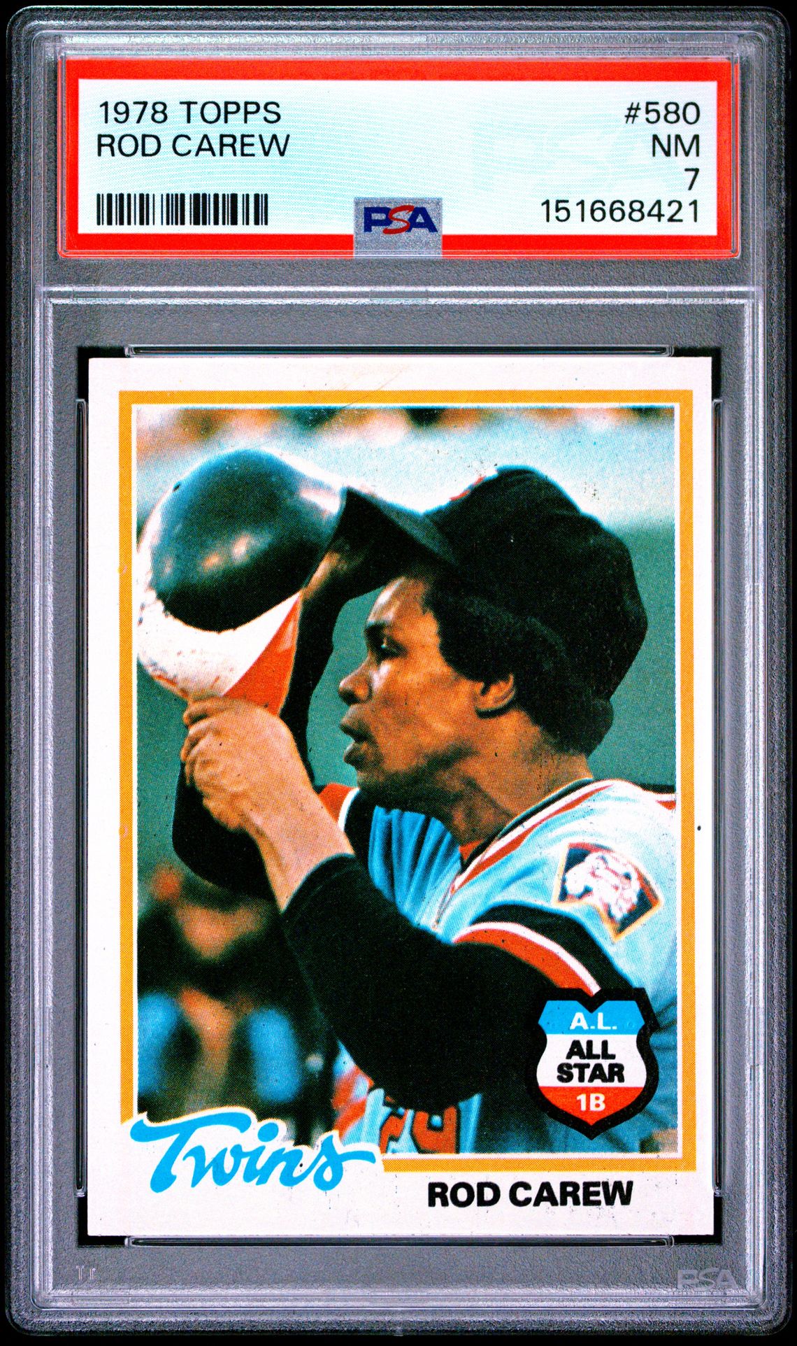 1978 Topps TOPPS #580 Rod Carew front