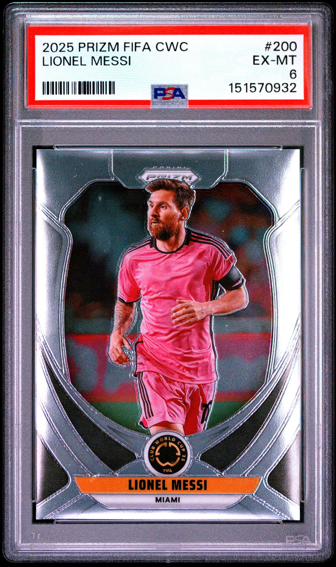 2025 Panini PANINI PRIZM FIFA CLUB WORLD CUP #200 Lionel Messi front