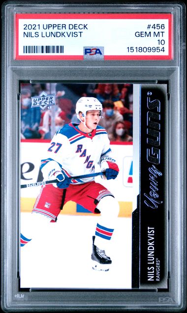 2021 Upper Deck Young Guns #456 Nils Lundkvist front