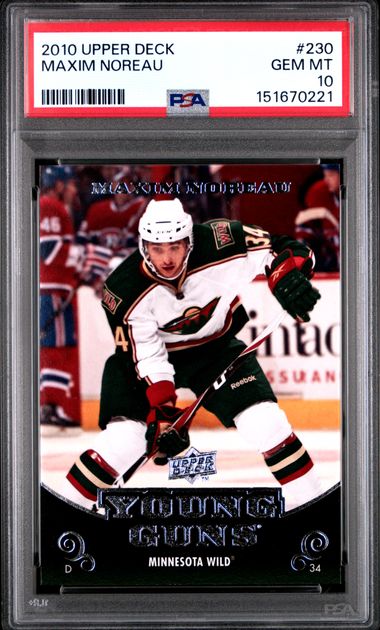 2010 Upper Deck Young Guns #230 Maxim Noreau front