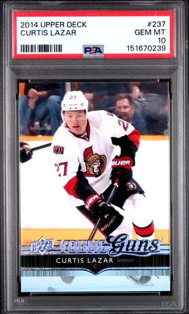2014 Upper Deck Young Guns #237 Curtis Lazar front
