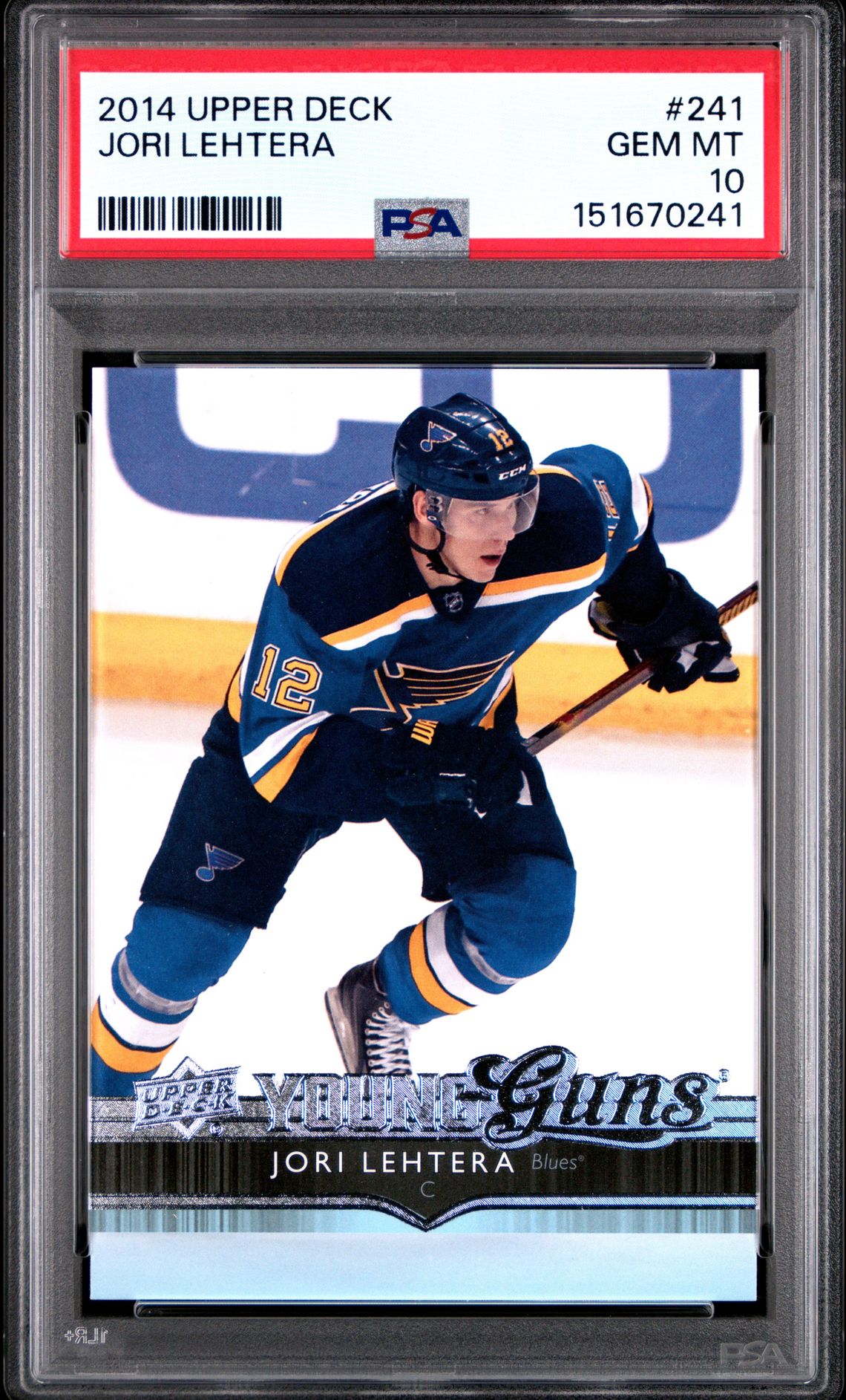 2014 Upper Deck UPPER DECK #241 Jori Lehtera front