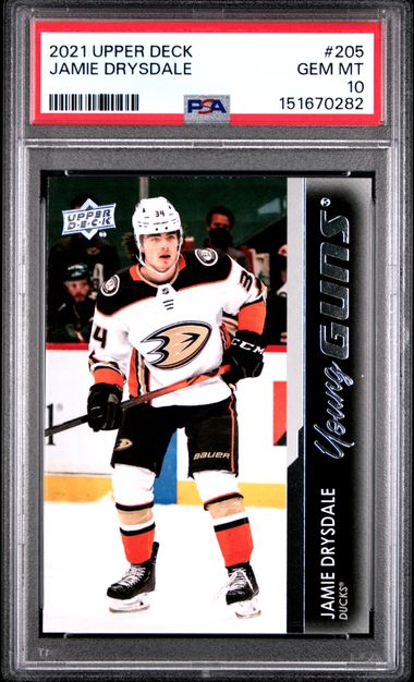 2021 Upper Deck Young Guns #205 Jamie Drysdale front