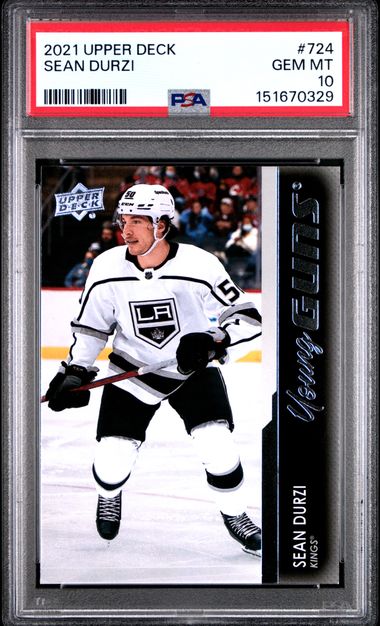 2021 Upper Deck Young Guns #724 Sean Durzi front