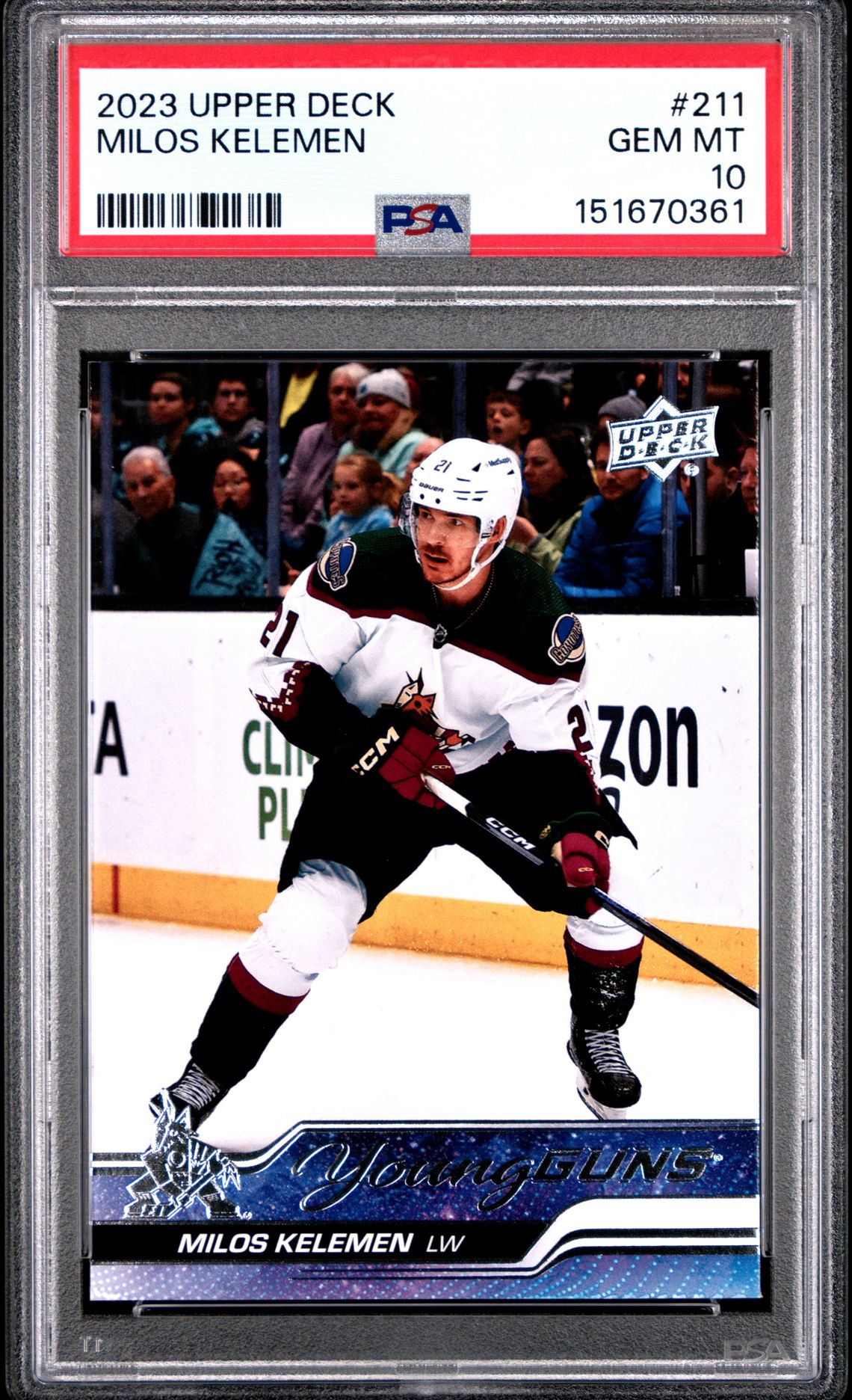 2023 Upper Deck UPPER DECK #211 Milos Kelemen front