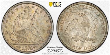 1874 50C MS64