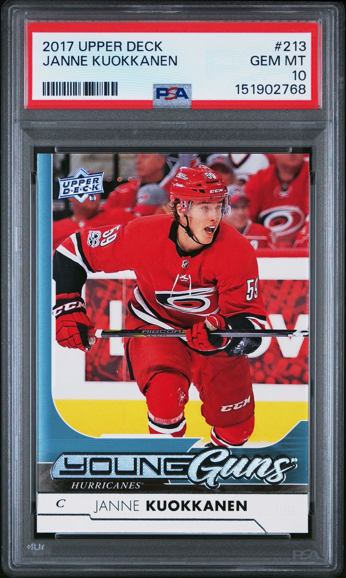 2017 Upper Deck UPPER DECK #213 Janne Kuokkanen front