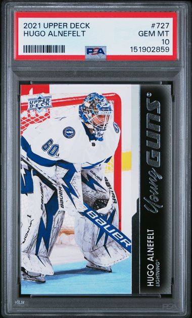 2021 Upper Deck Young Guns #727 Hugo Alnefelt front