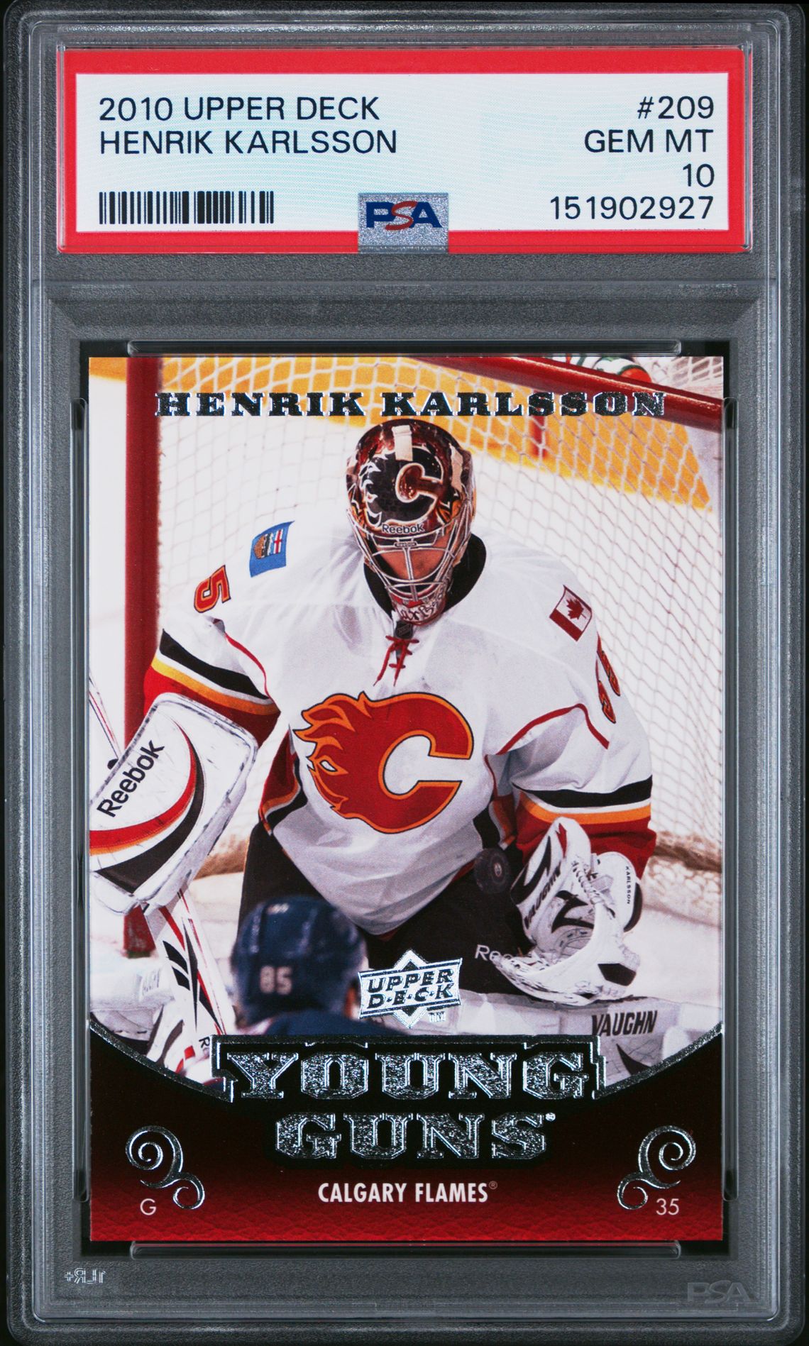 2010 Upper Deck UPPER DECK #209 Henrik Karlsson front