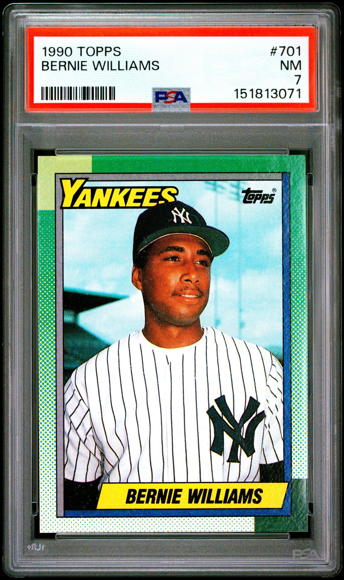 1990 Topps TOPPS #701 Bernie Williams front