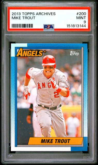 Topps Mike Trout front